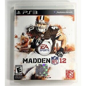Madden NFL 12 Sony PlayStation 3 Peyton Hillis Complete with Manual Tested